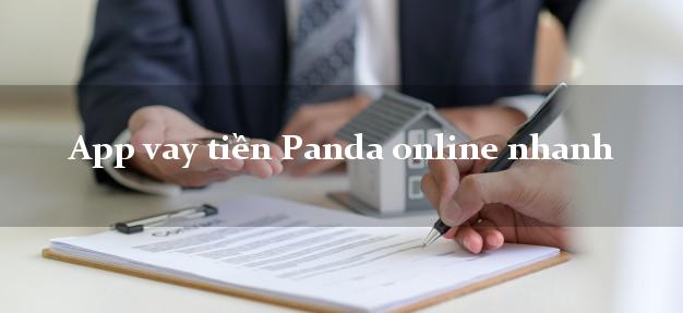 App vay tiền Panda online nhanh